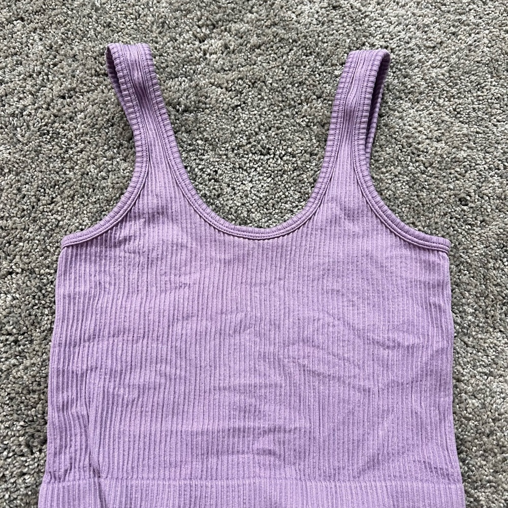 Purple Cotton On crop top
